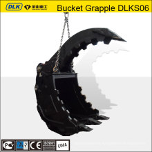 excavator grab bucket, excavator concrete grab bucket for CASE